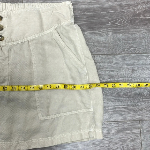 Aerie Twill V Skirt Linen Blend XL - Picture 5 of 13